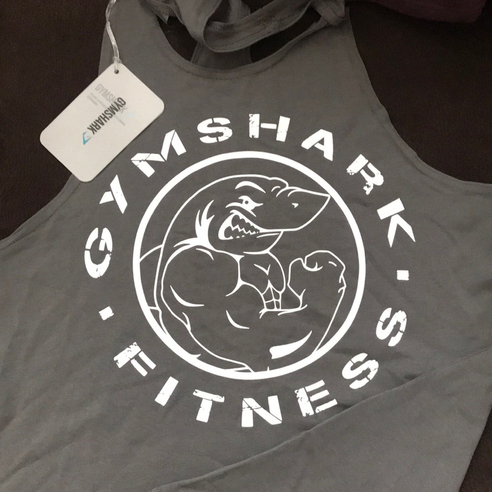 Gymshark grey stringer tank